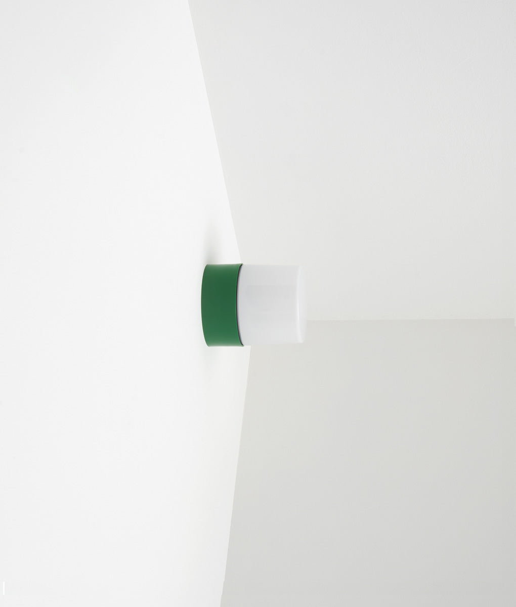 LQM - Applique Punto droite Verrerie opaline satinée