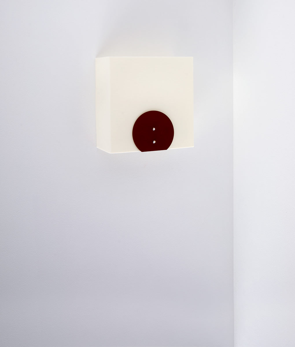 La Quincaillerie moderne -Applique Reve Demi Disque Bordeaux