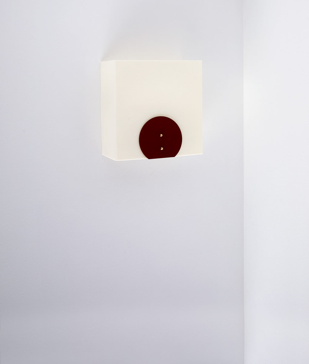 LQM-Applique Reve Demi Disque Bordeaux