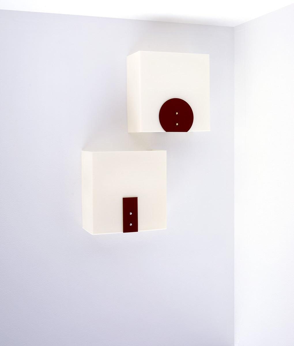 LQM-Applique Reve Demi Disque Bordeaux