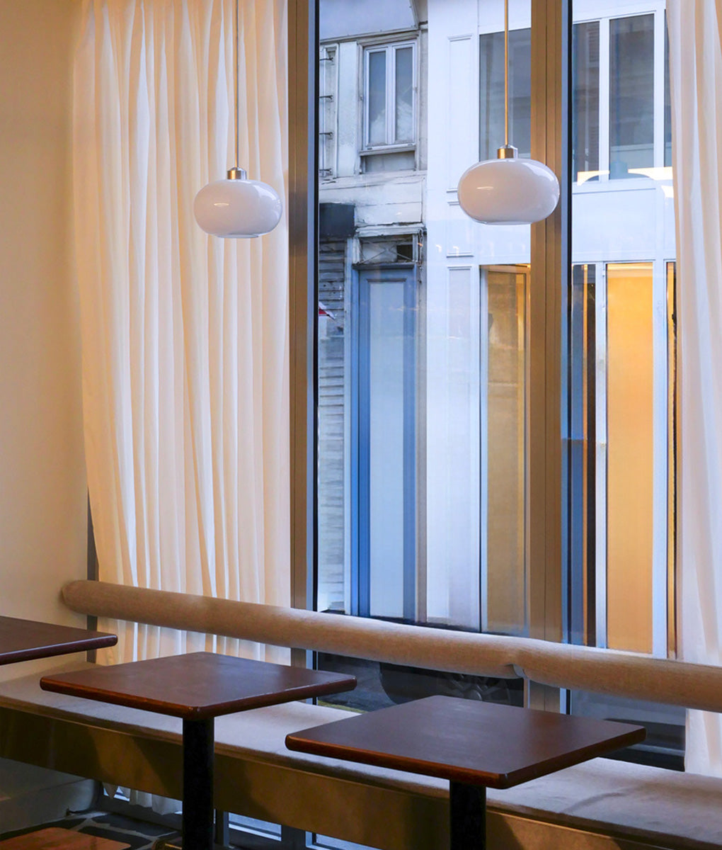 La Quincaillerie moderne - suspension "Bistro" aluminium brossé, Nuage