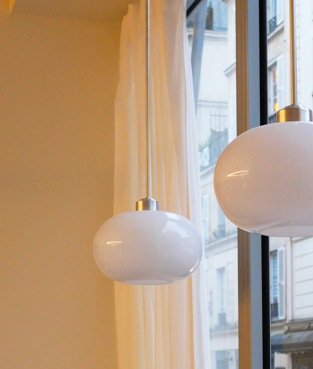 La Quincaillerie moderne - suspension "Bistro" aluminium brossé, Nuage