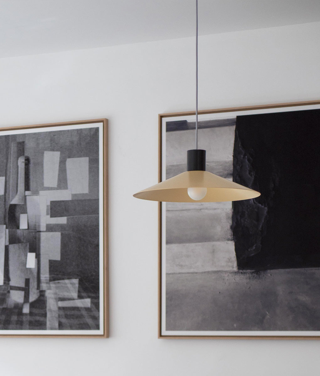 La Quincaillerie moderne - Suspension "Belle de nuit" en aluminium peint - Fabriqué en Europe, assemblé à Paris