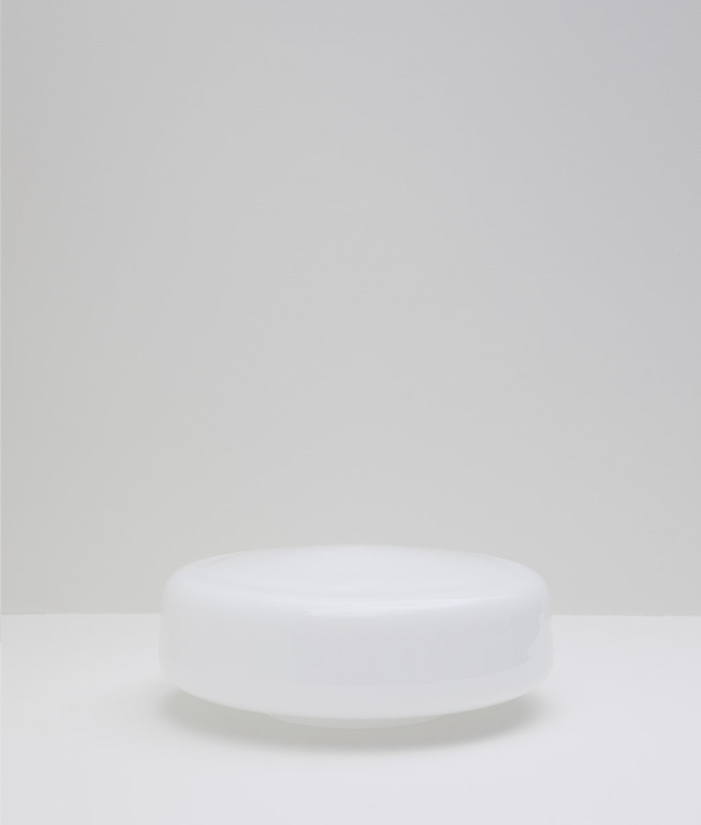 Verrerie de remplacement pour les plafonniers "Circulations", circulaire, grand modèle, opaline satinée - La Quincaillerie moderne