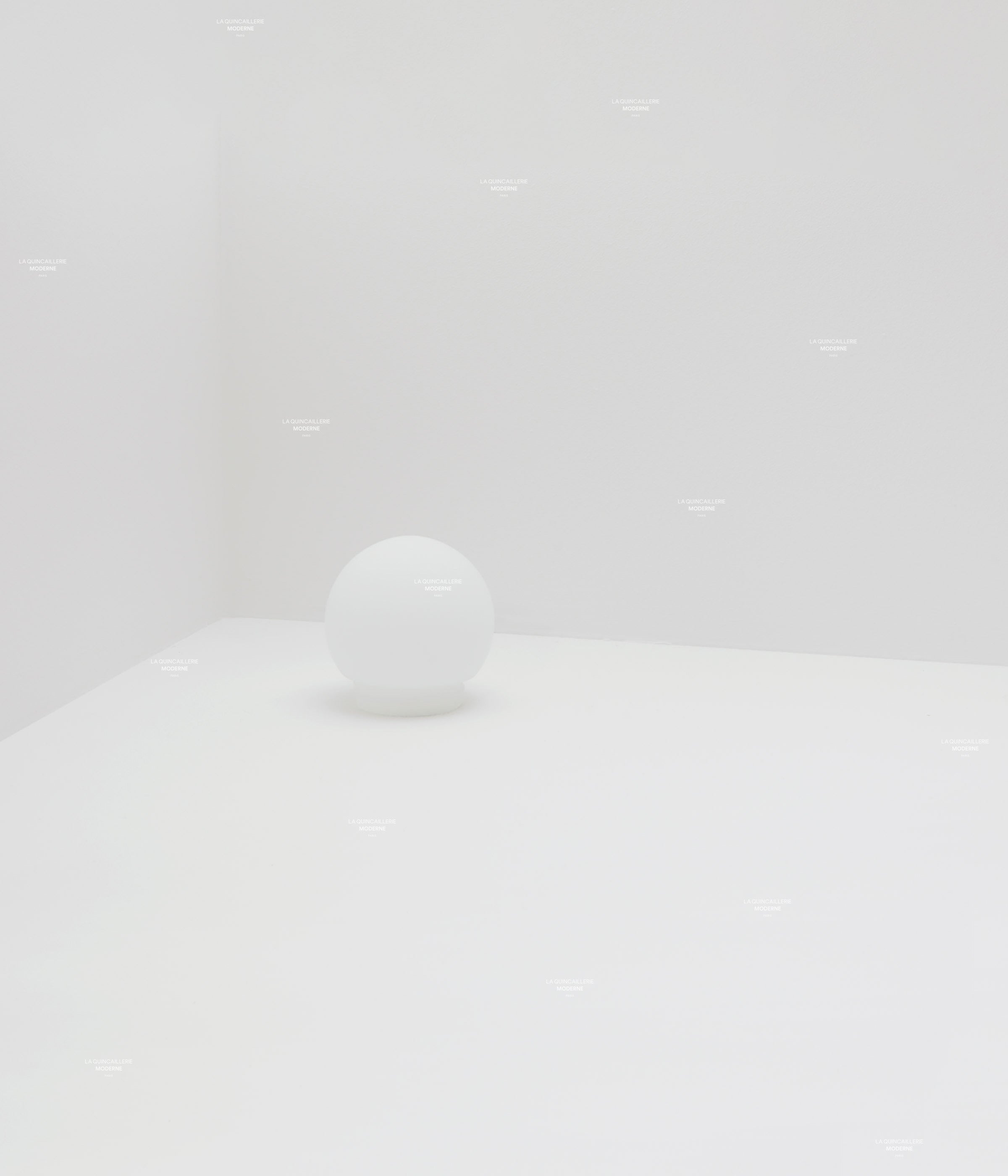 La Quincaillerie moderne - verreries à visser très petit modèle en opaline mate - ø 12 cm