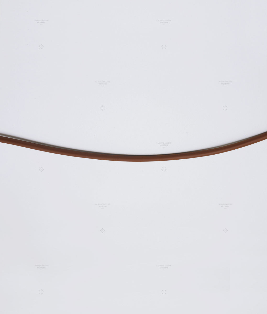 Câble électrique PVC rond marron