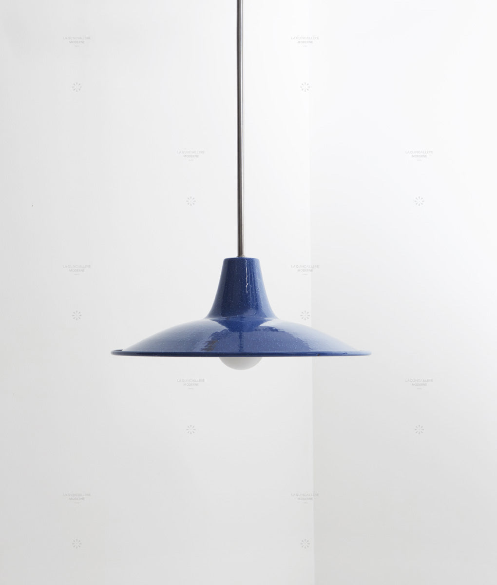 Lustre "Élémentaire" métal, bleu nuit étoilé, moyen