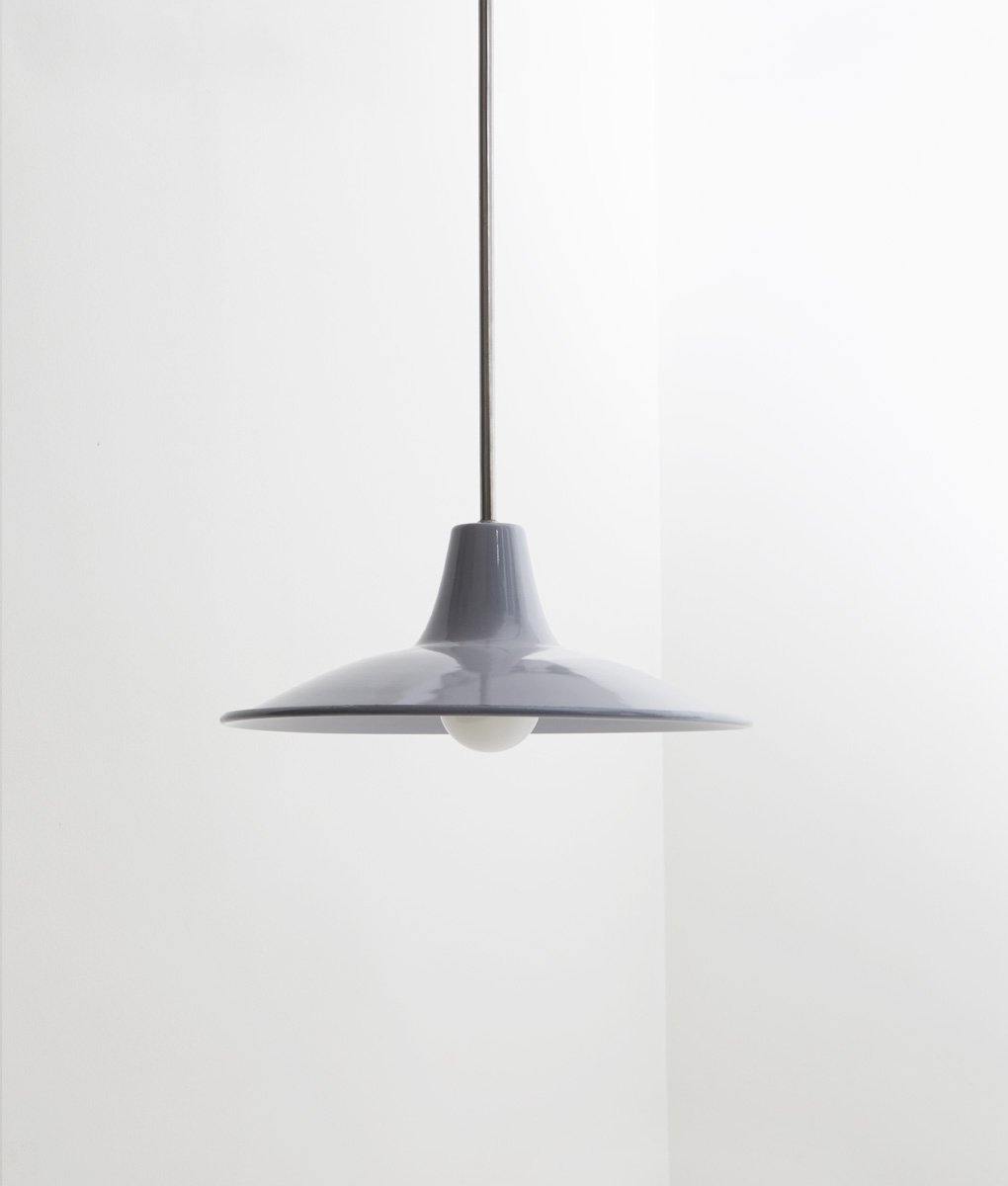 Lustre "Élémentaire" métal, gris souris, moyen