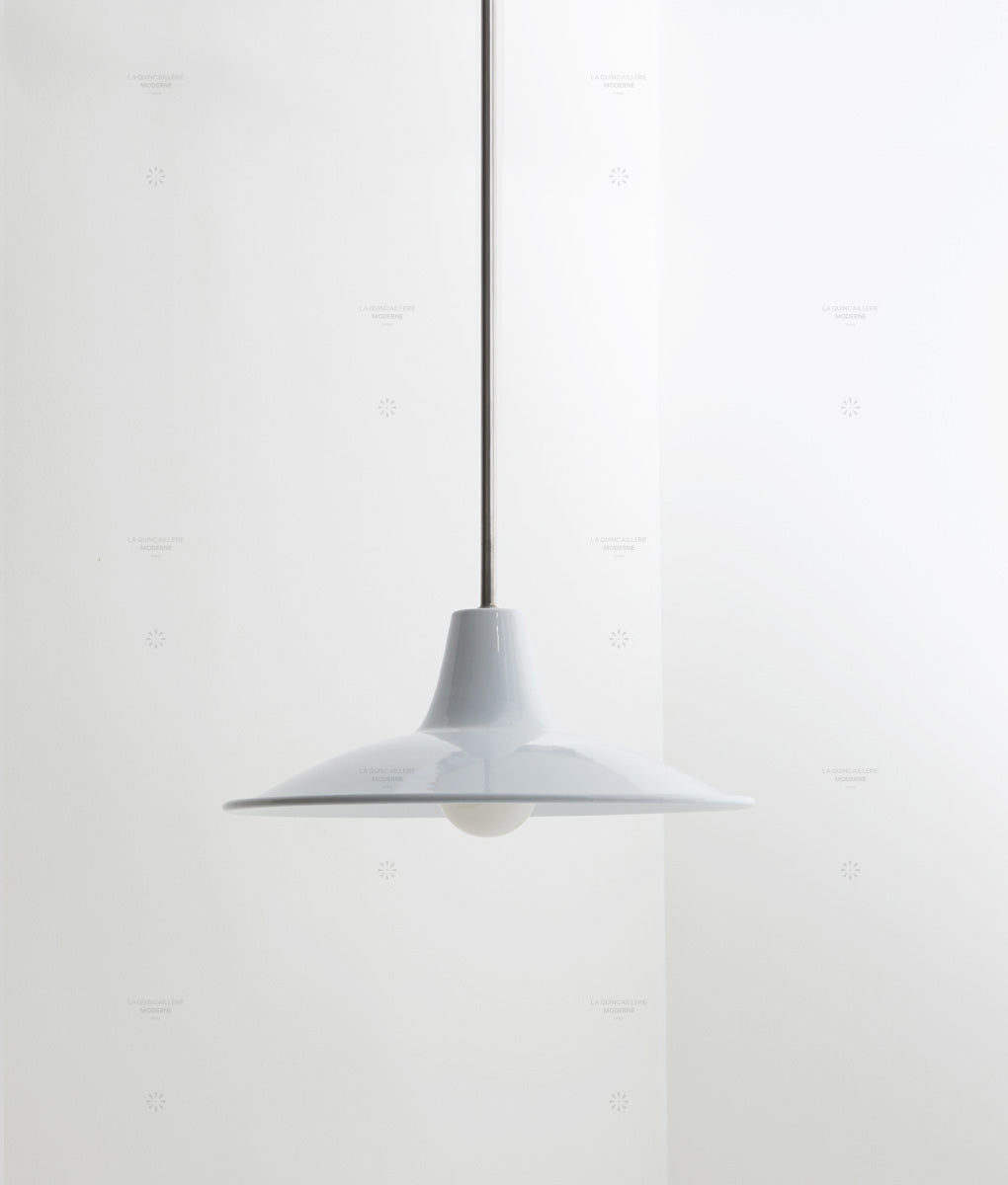 Lustre "Élémentaire" métal, blanc, grand