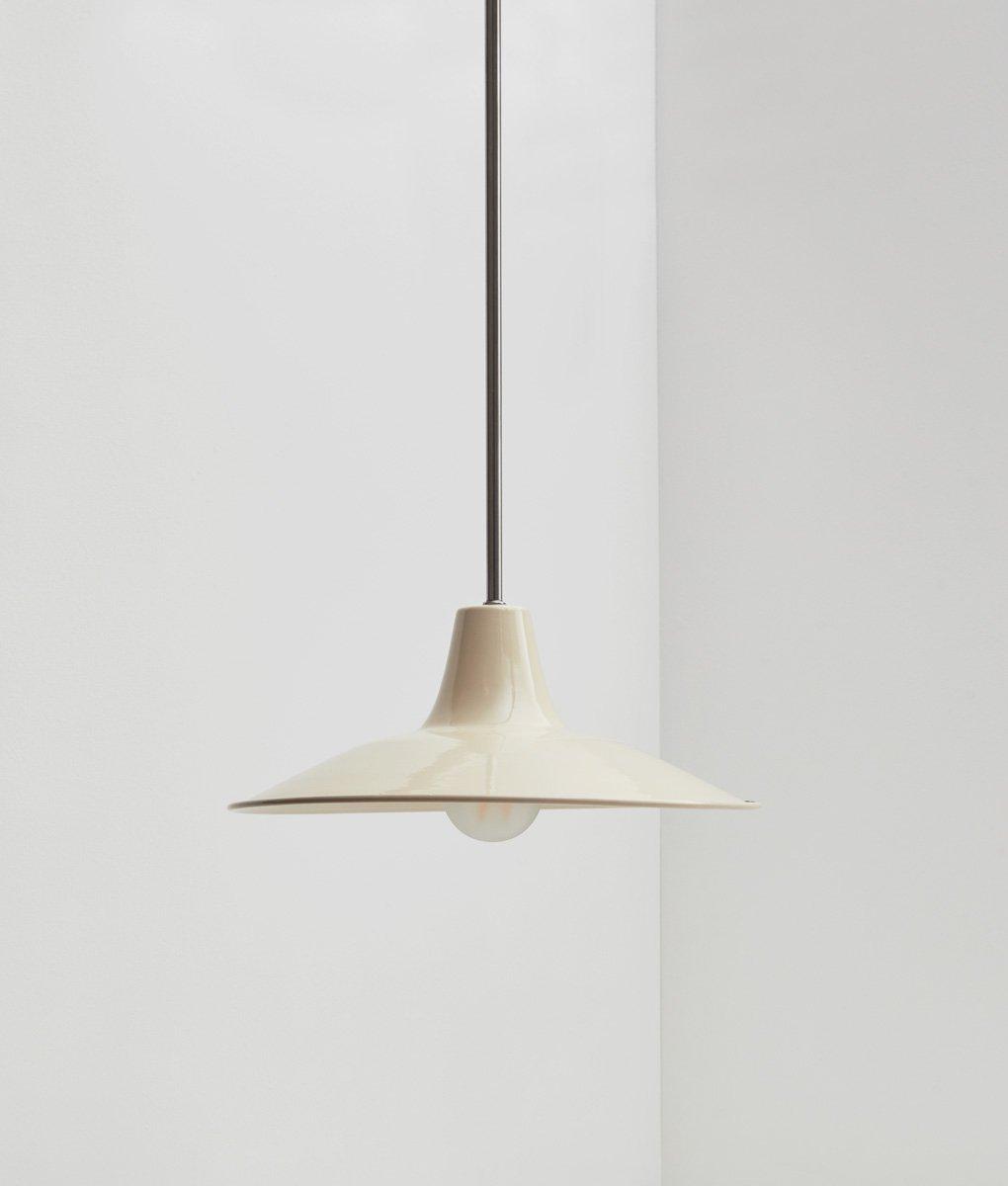 Lustre "Élémentaire" métal, crème, grand