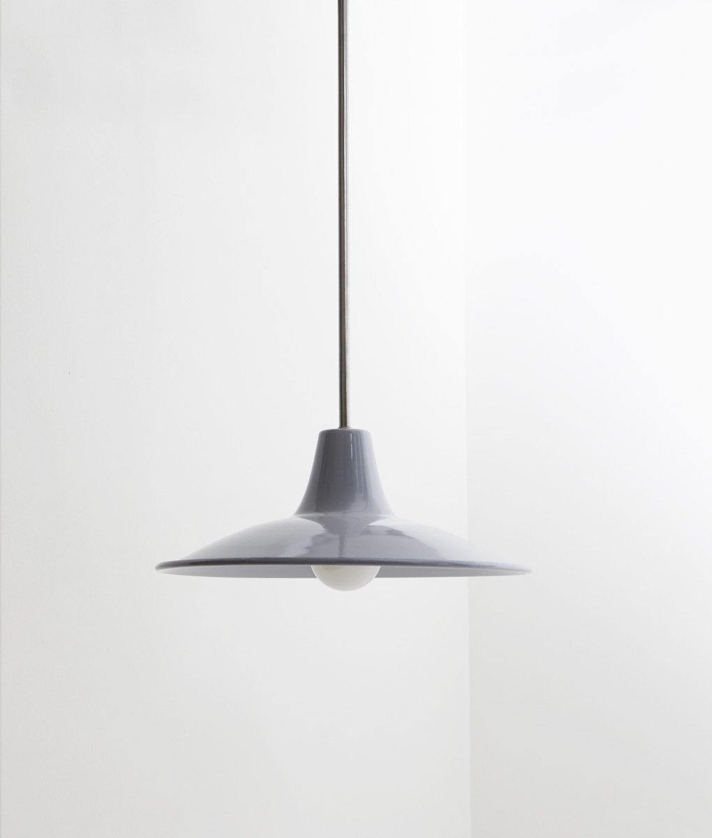 Lustre "Élémentaire" métal, gris souris, grand