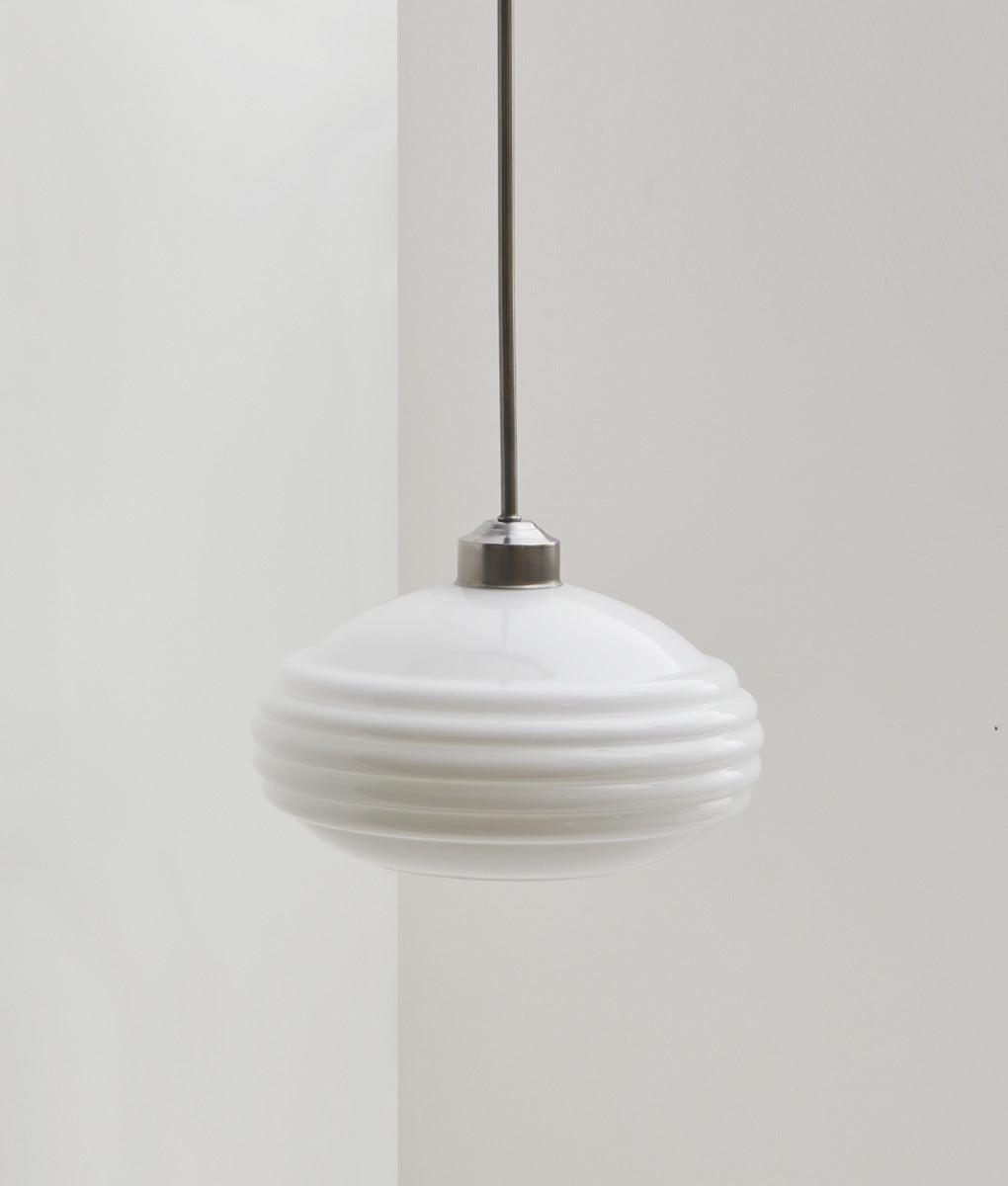 Suspension "Bistro", verrerie "Anneaux II" satinée, modèle moyen