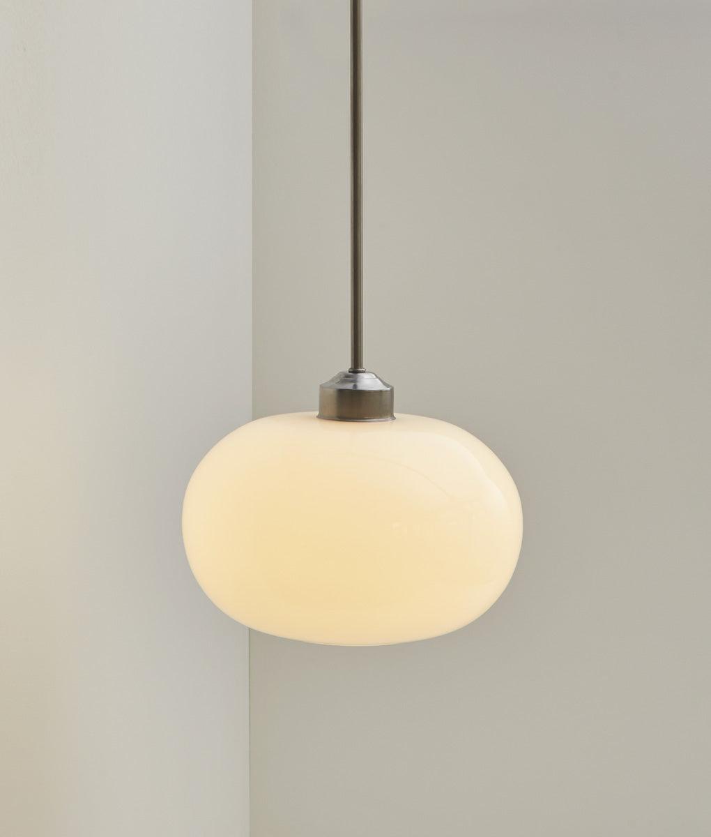 Suspension "Bistro", verrerie "Nuage" satinée - La Quincaillerie moderne