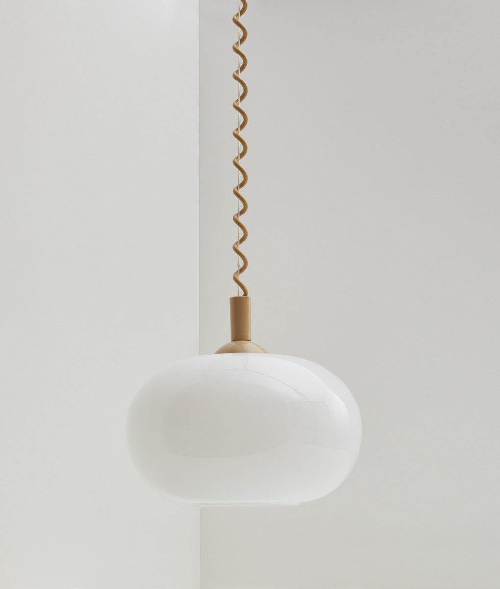 Suspension monte et baisse "Coup de fil", modèle IV, câble beige