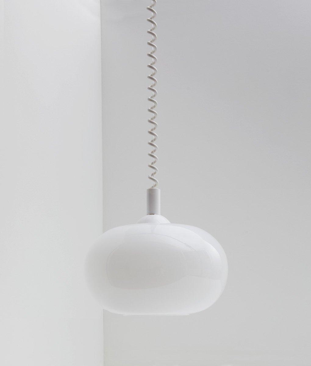 Suspension monte et baisse "Coup de fil", modèle IV, câble blanc