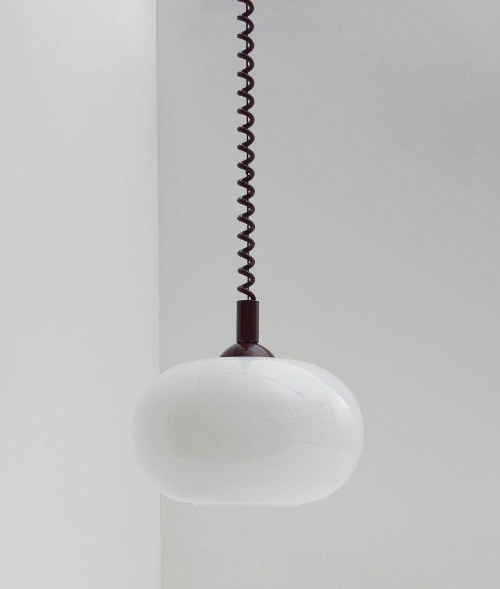 Suspension monte et baisse "Coup de fil", modèle IV, câble marron