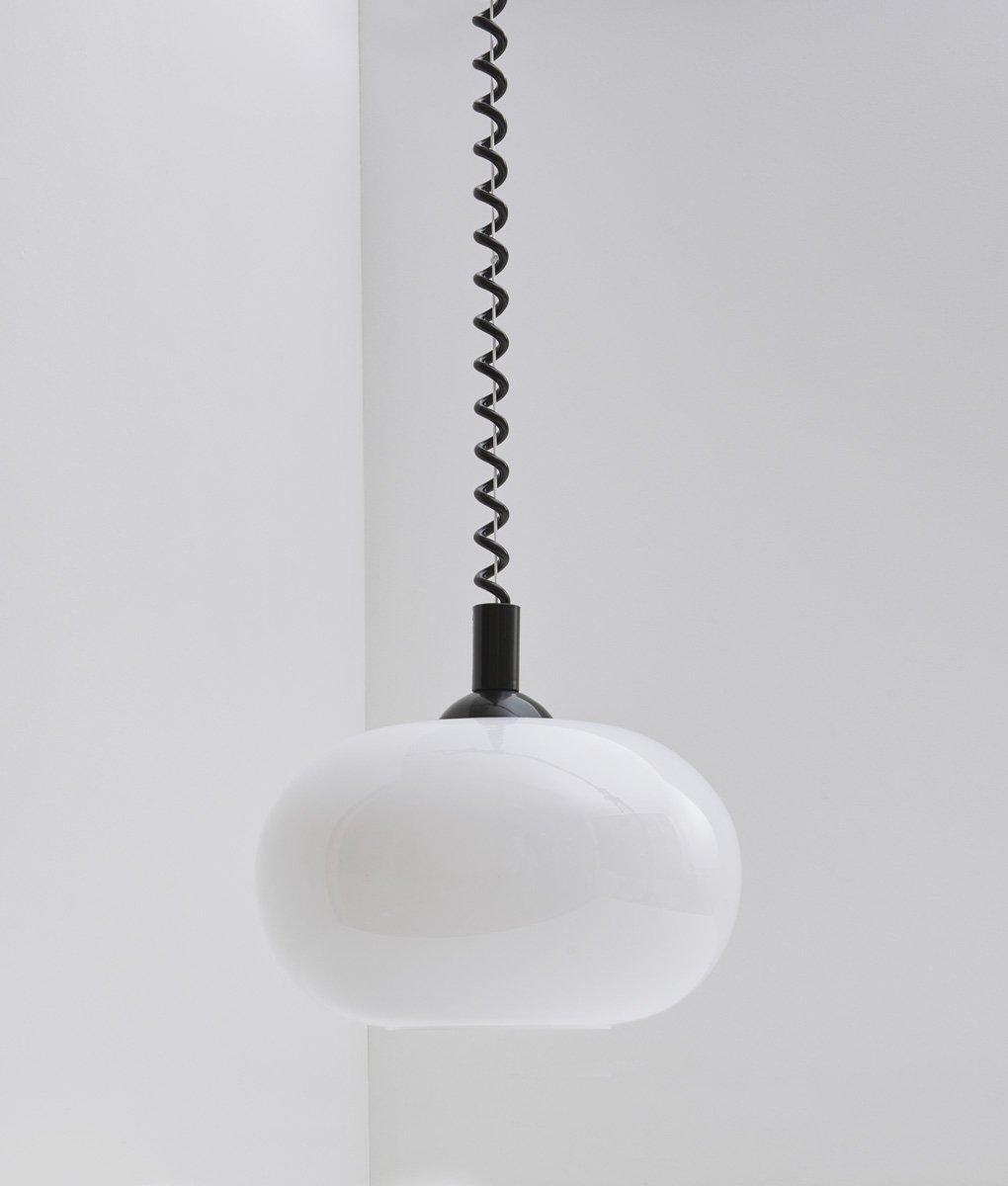 Suspension monte et baisse "Coup de fil", modèle IV, câble noir