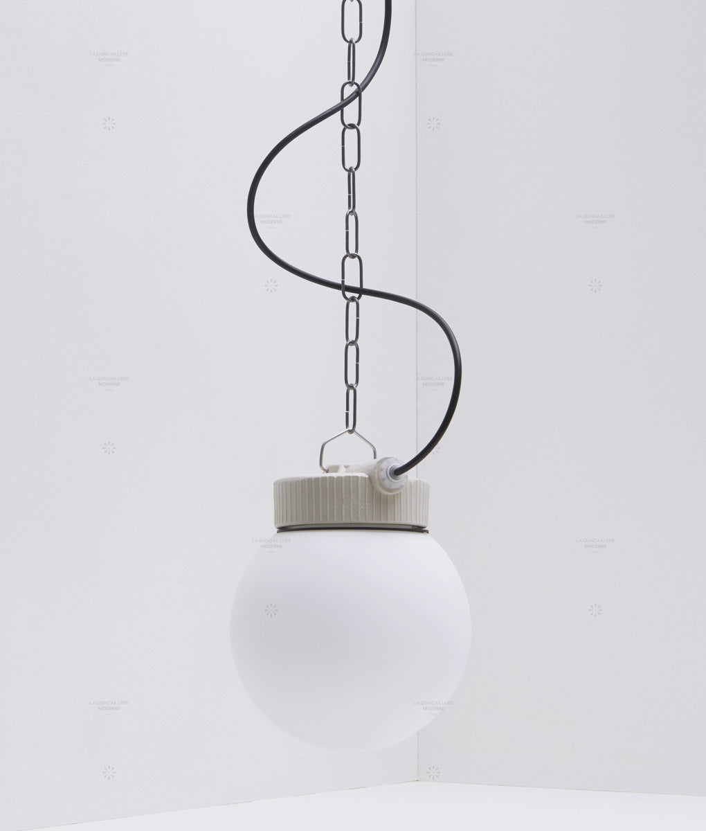 Suspension "Grège", câble noir - La Quincaillerie moderne