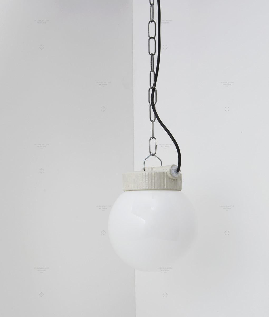 Suspension "Grège", câble noir - La Quincaillerie moderne