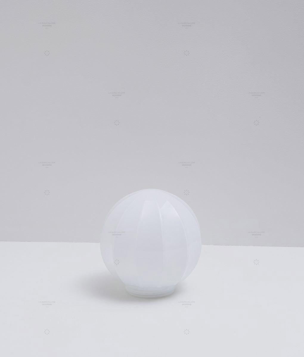 Verrerie "Fleur" à visser en opaline, filetage ø 84,5 mm - La Quincaillerie moderne