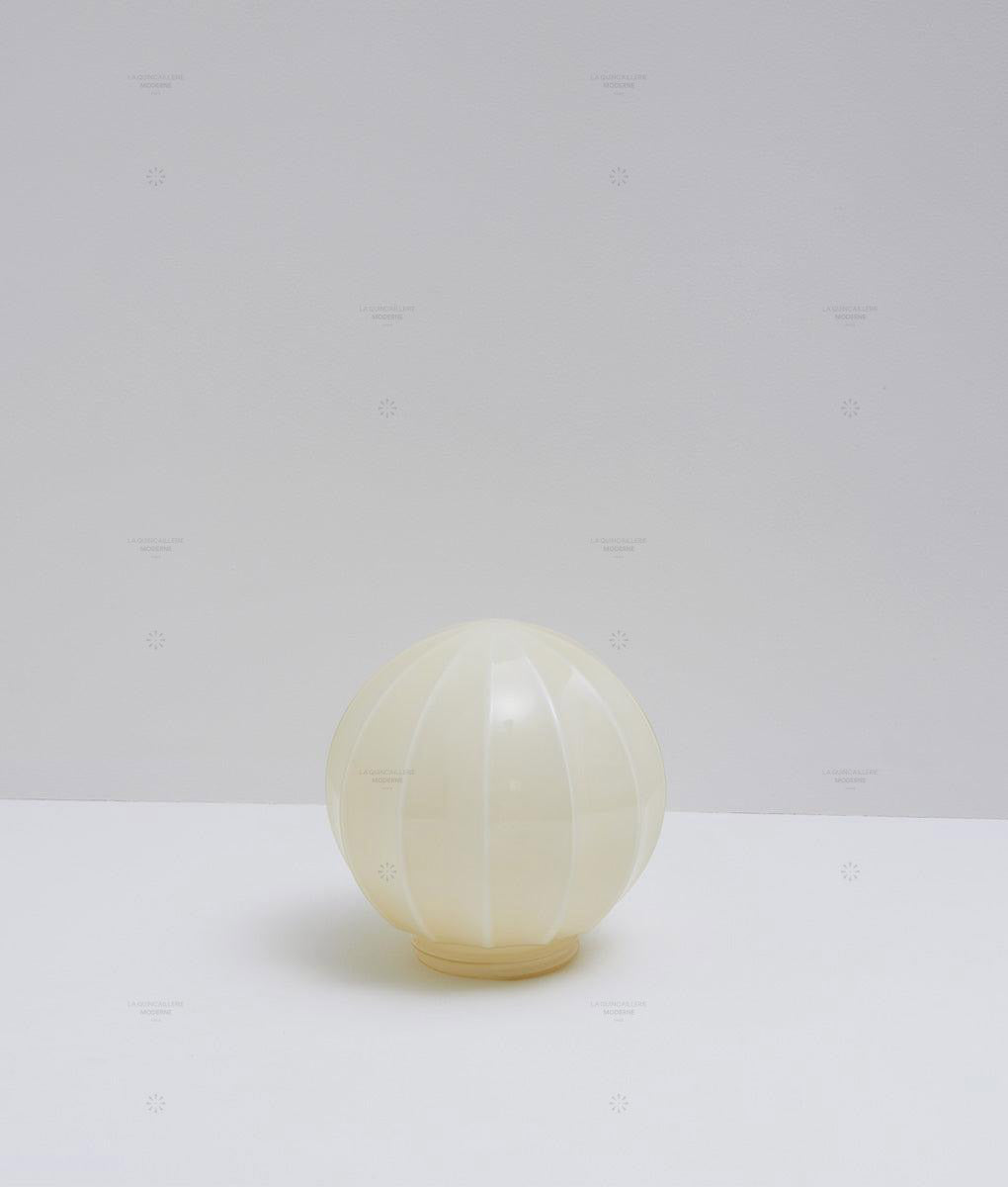 Verrerie "Fleur" à visser en opaline, filetage ø 84,5 mm - La Quincaillerie moderne