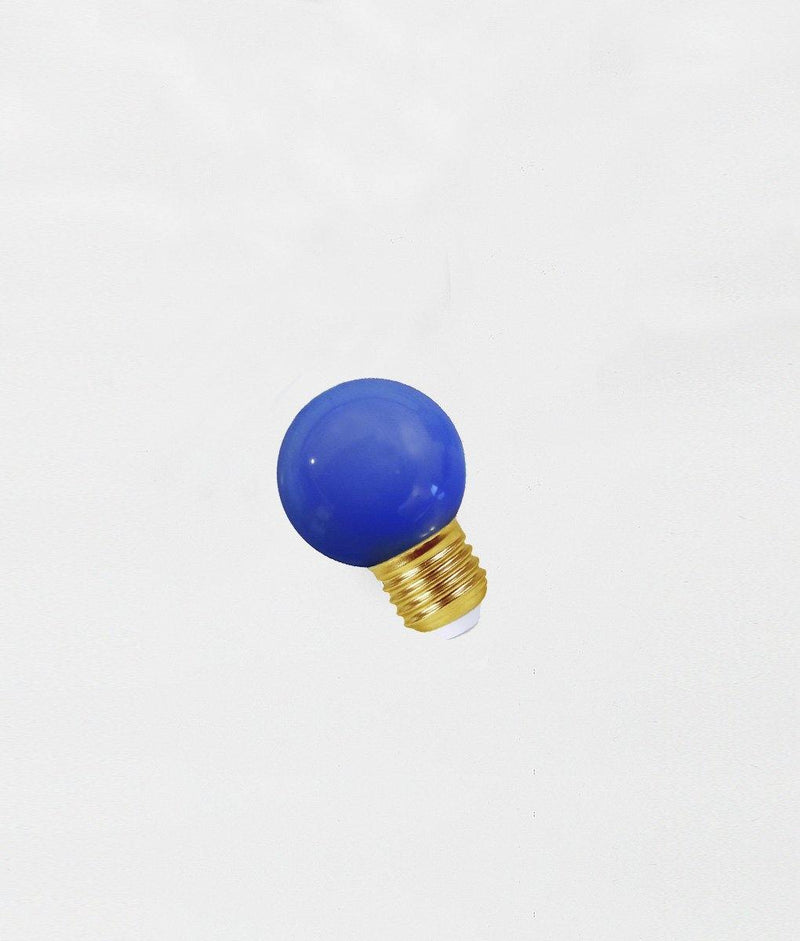 Ampoule LED E14 G45 bleue, guinguette, ping pong