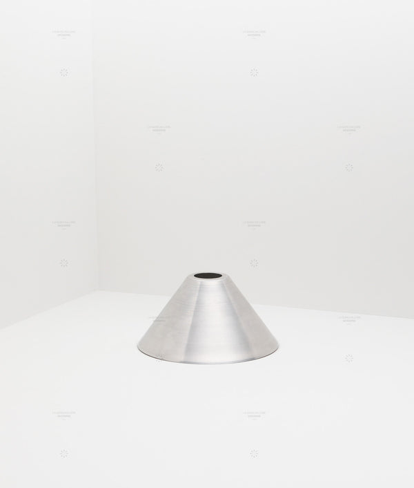La Quincaillerie moderne- Suspension "Belle de nuit" évasée en aluminium brossé