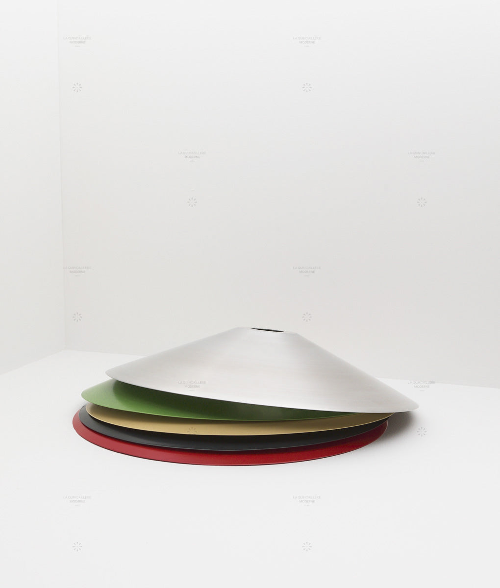 Abat-jour évasé en métal peint, grand modèle, collection - La Quincaillerie moderne