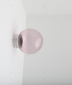 Capsule "Lumières colorées" - Applique "Odyssée" droite, verrerie boule transparente