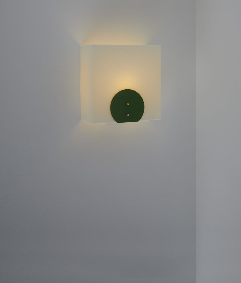 Applique "Rêve", figure circulaire vert 70