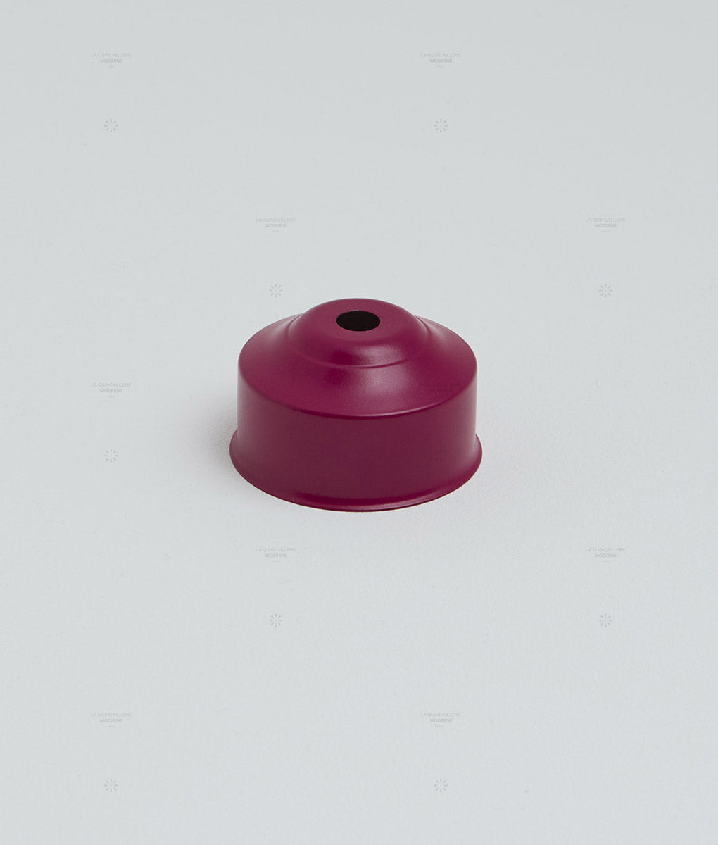 La Quincaillerie moderne - Chapeau de fixation "Bistro" prune