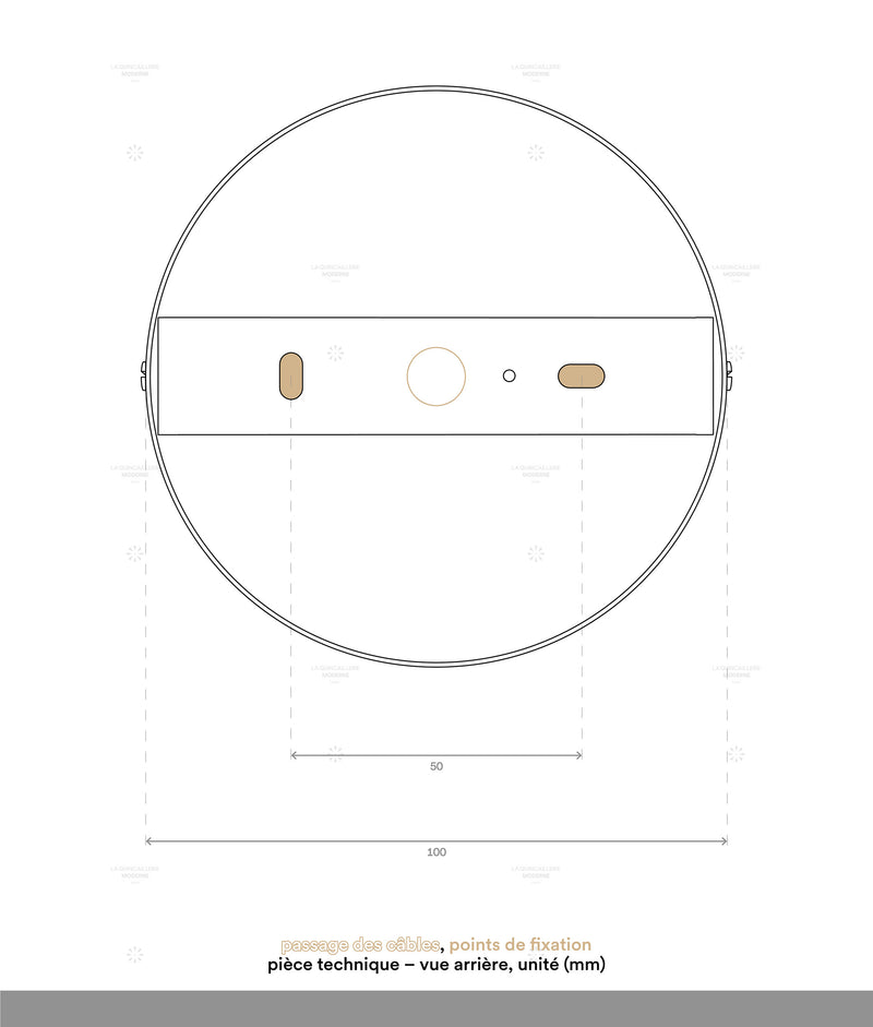 La Quincaillerie moderne - dessin technique pavillon en métal, sortie simple