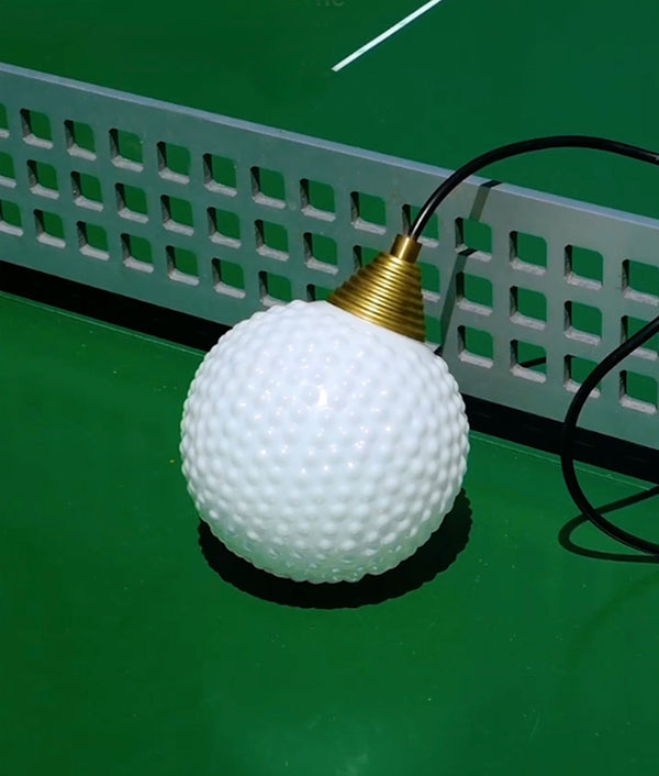 La Quincaillerie moderne - Suspension Babel Verrerie opaline satinée, chapeau de fixation laiton