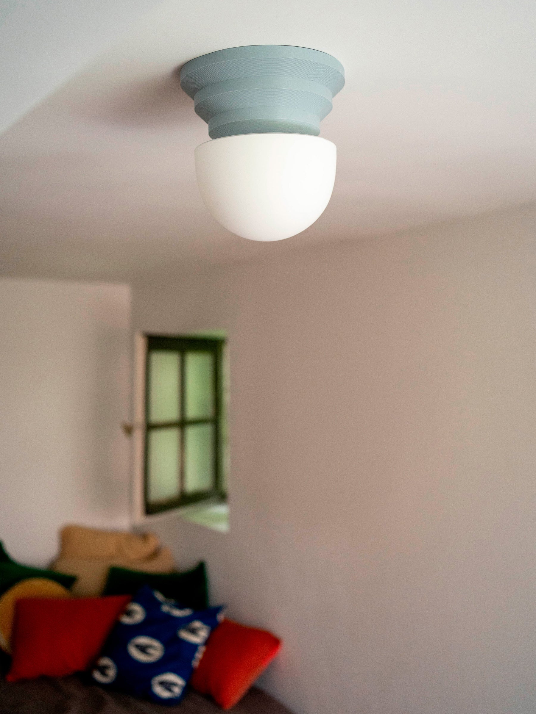 La Quincaillerie moderne - Plafonnier Colonnade, impression 3D, Opaline