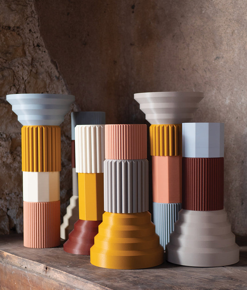 Lampe à poser Colonnade, base à fines cannelures, verrerie boule mat – La  Quincaillerie moderne