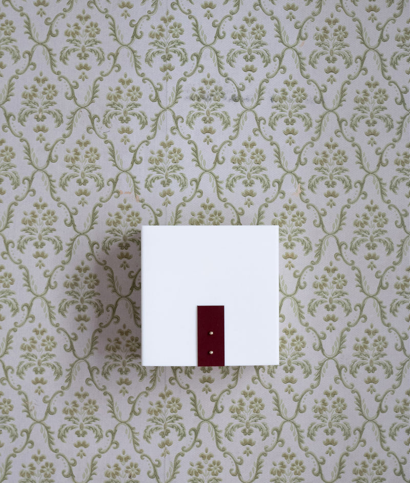 LQM-Applique Reve Demi Disque Bordeaux