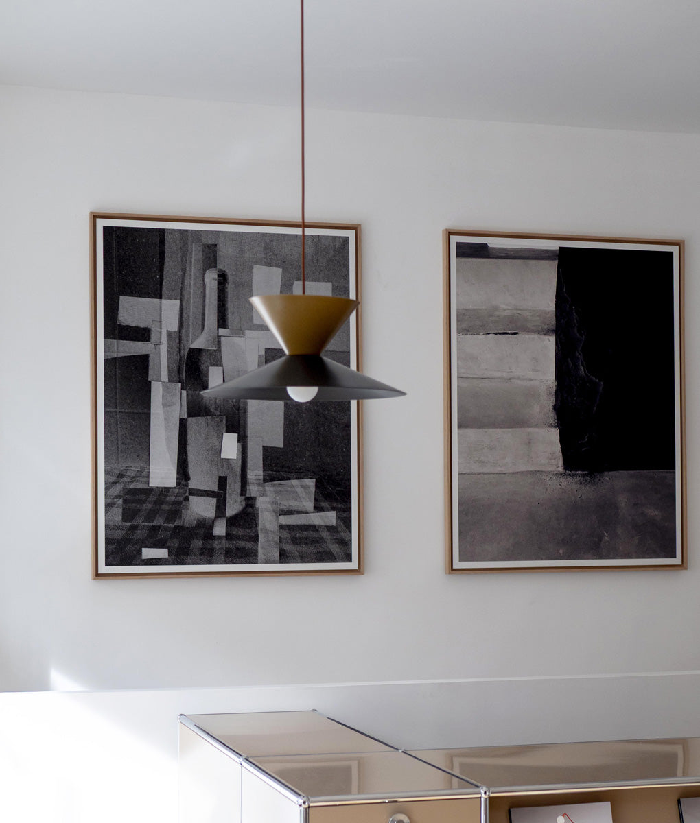 La Quincaillerie moderne - Suspension "Belle de nuit" en aluminium peint