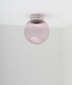 Capsule "Lumières colorées" - Applique "Odyssée" droite, verrerie boule transparente