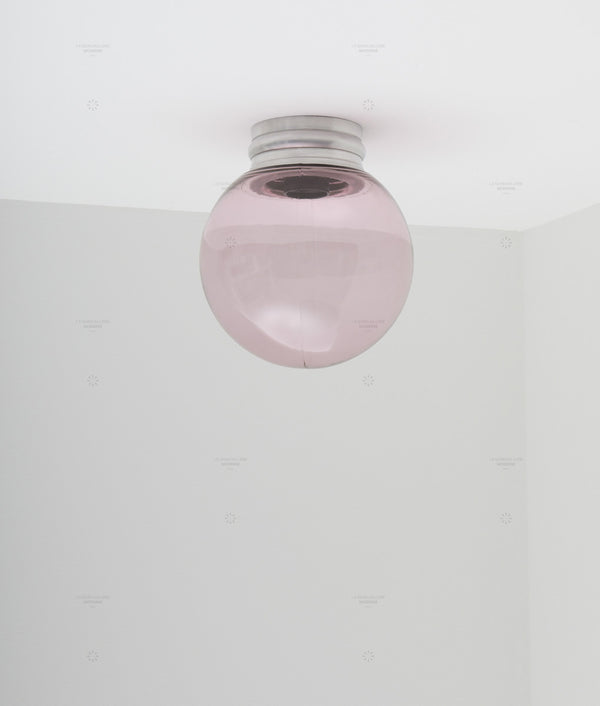 Capsule "Lumières colorées" - Applique "Odyssée" droite, verrerie boule transparente
