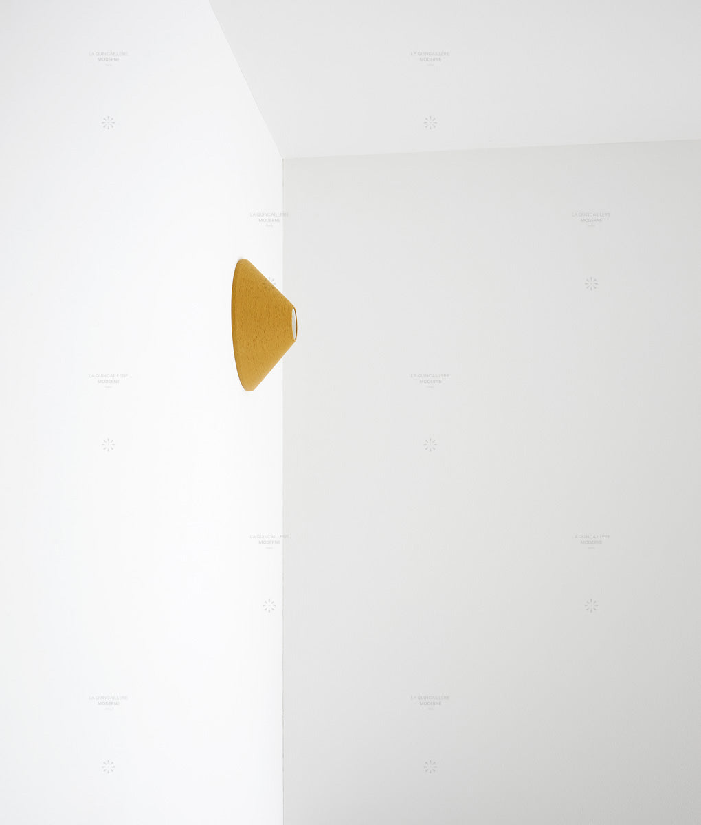 Porte-ampoule "Aimé", ocre, petit-modèle