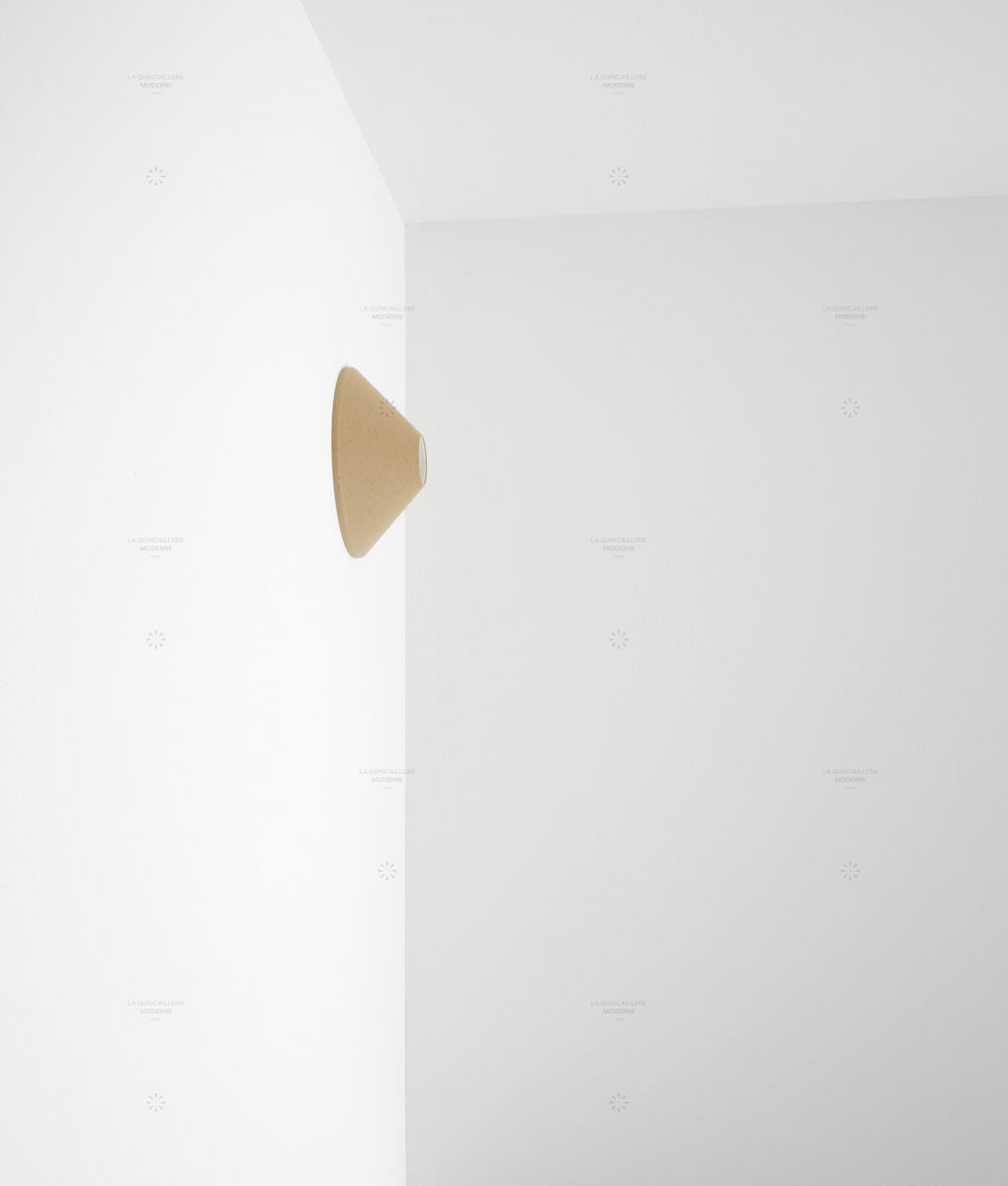 Porte-ampoule "Aimé", sable, petit-modèle