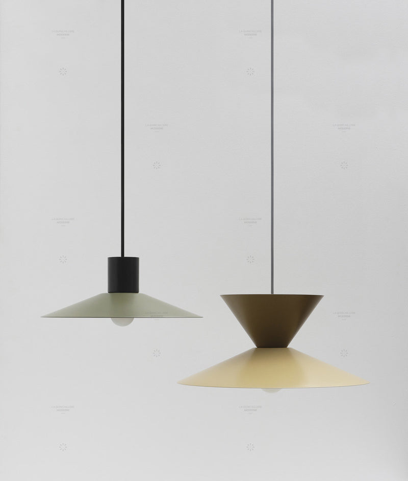Collection "Belle de nuit", suspensions en métal peint- La Quincaillerie moderne