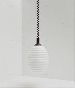 Suspension monte et baisse "Coup de fil", modèle III, câble marron