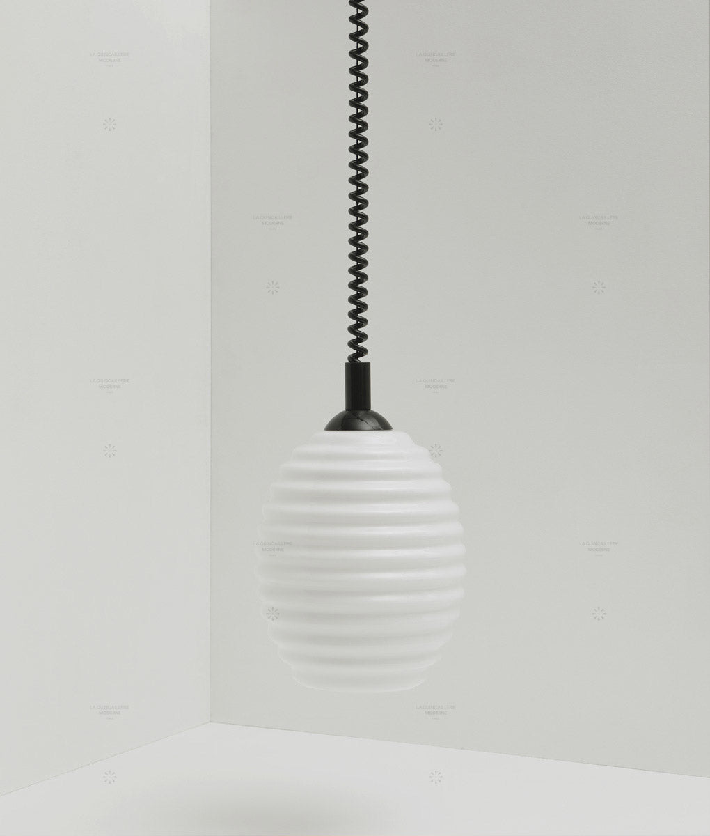 Suspension monte et baisse "Coup de fil", modèle III, câble noir