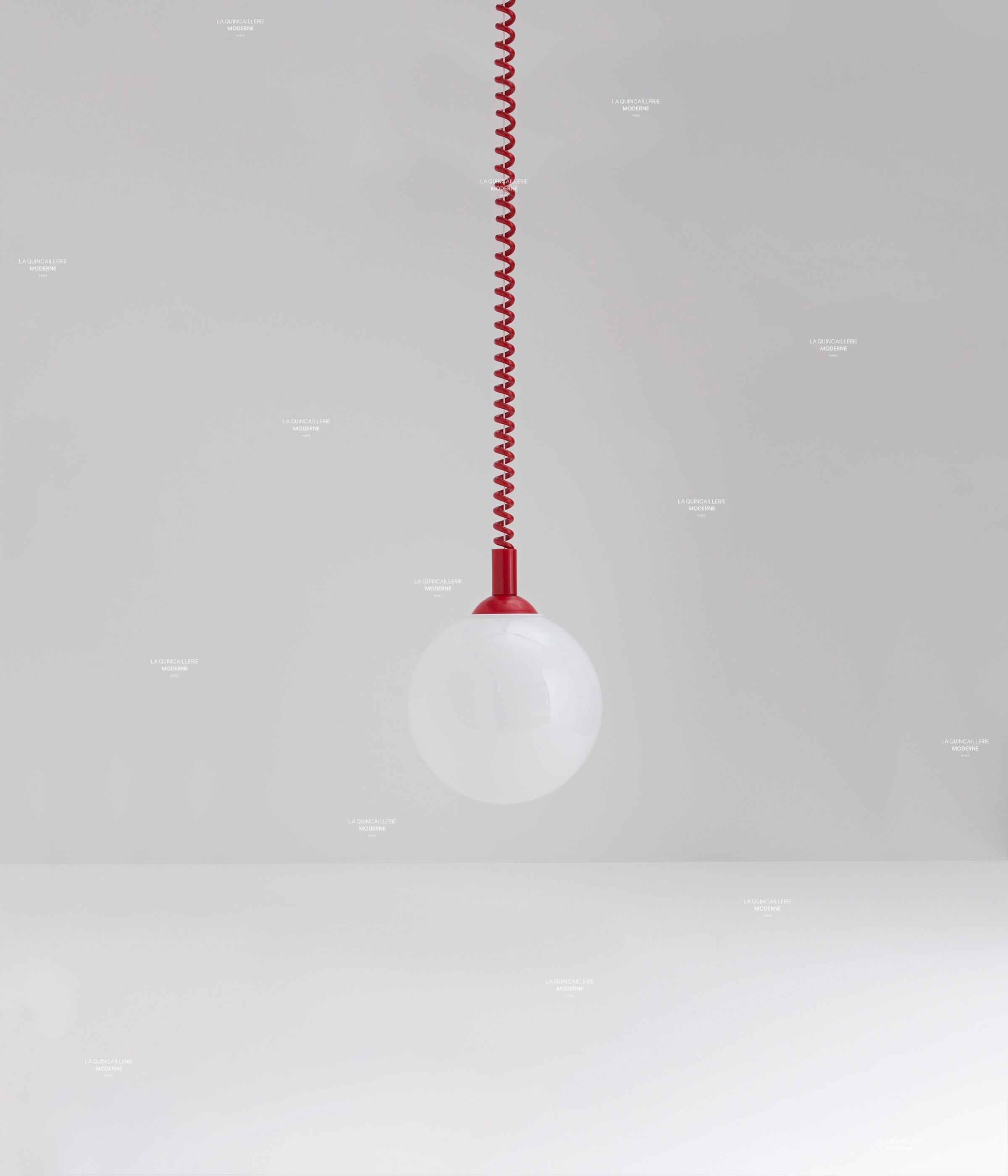 Suspension monte et baisse "Coup de fil", grand globe - ø 20 cm