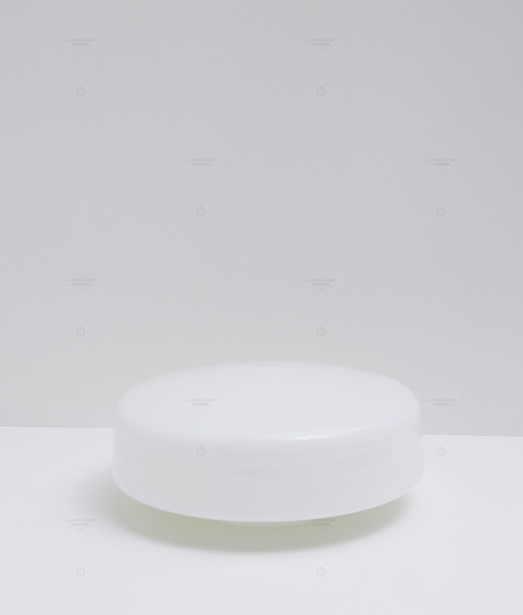 Verrerie de remplacement pour les plafonniers "Circulations", circulaire, grand modèle, opaline satinée - La Quincaillerie moderne