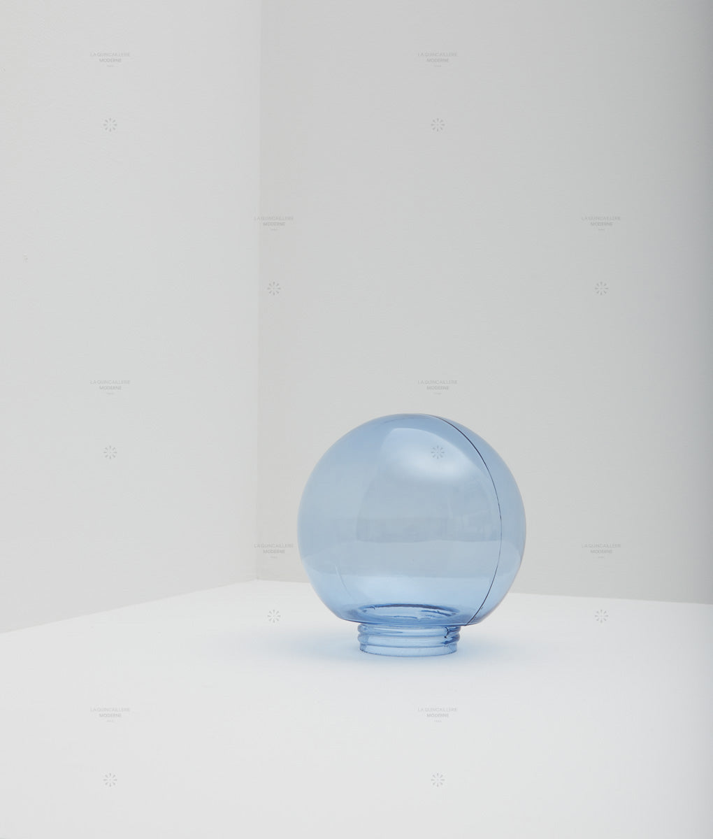 Verrerie boule à visser en verre transparent, filetage ø 84,5 mm