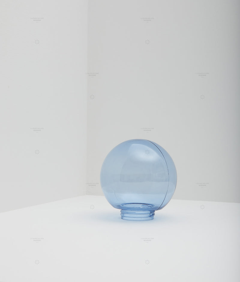 Verrerie boule à visser en verre transparent, filetage ø 84,5 mm