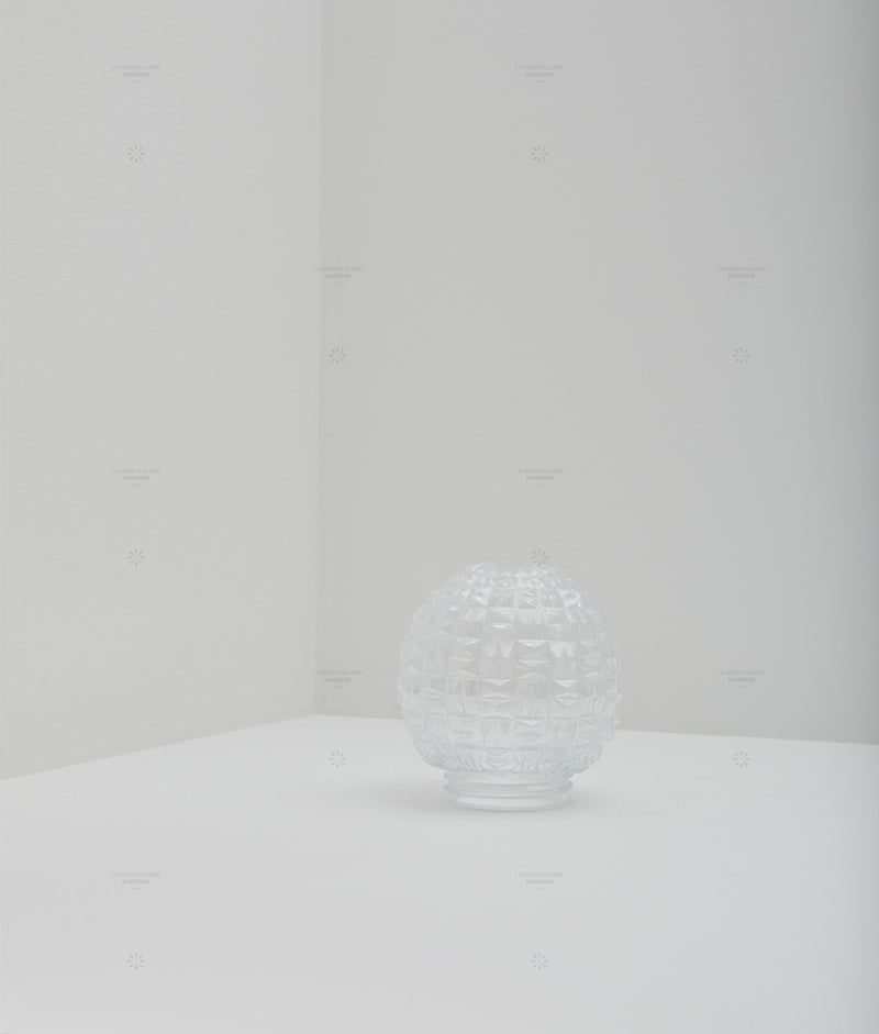 La Quincaillerie moderne - Verrerie à visser transparente, surface diamantée, filetage ø 84,5 mm