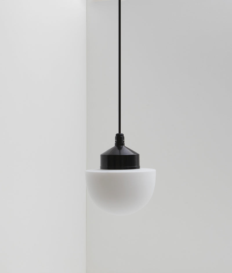 La Quincaillerie moderne - Suspension "Bauhaus", verrerie champignon MATE